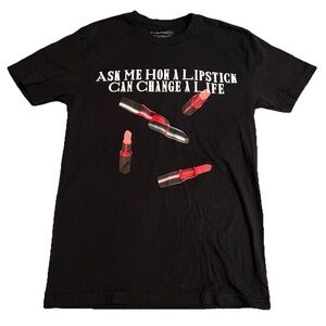 MAC Cosmetics Viva Glam Lipstick Shirt Size S